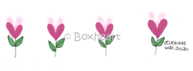 Boxheart Button Design 20-014